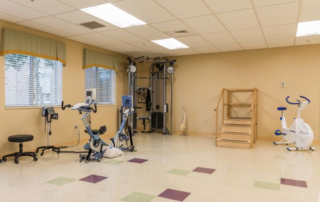 Therapy gym with rehabilitation equipment